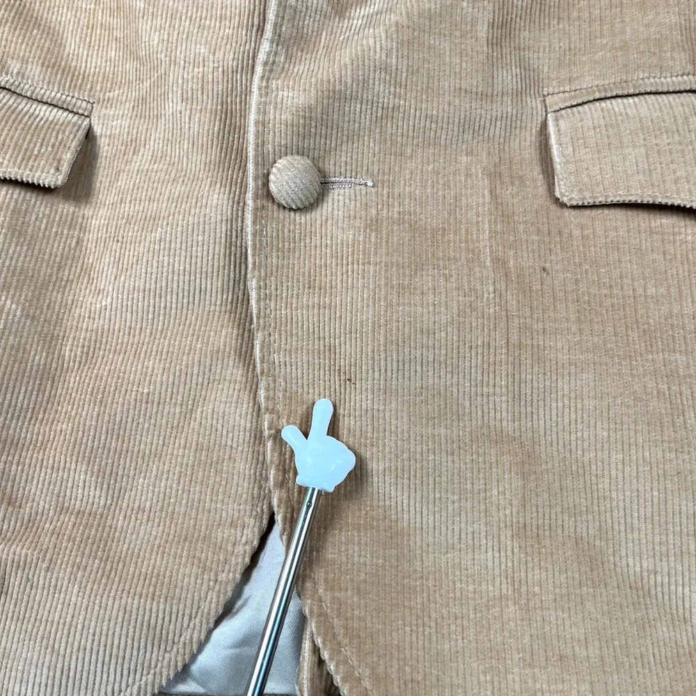 Vintage Sheplers American Original Western Corduroy Blazer Jacket Mens 42 Beige